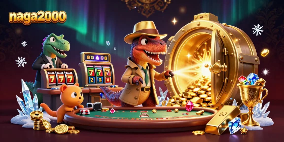 Naga2000 menghadirkan pesona permainan slot dengan karakter kartun unik di kasino virtual.