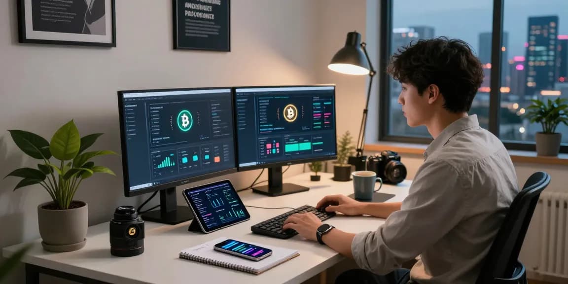 Recover lost crypto scene with professional analyzing digital wallets in a modern office setting.