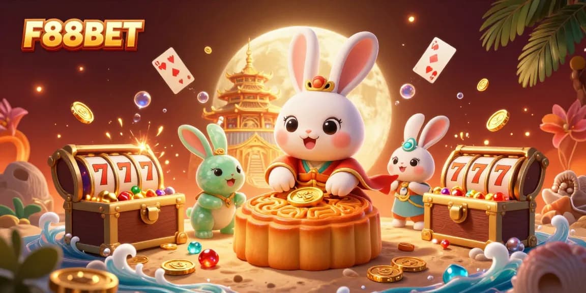 Engage with F88BET illustrated 3D casino scene featuring dynamic character interactions and vibrant game elements.