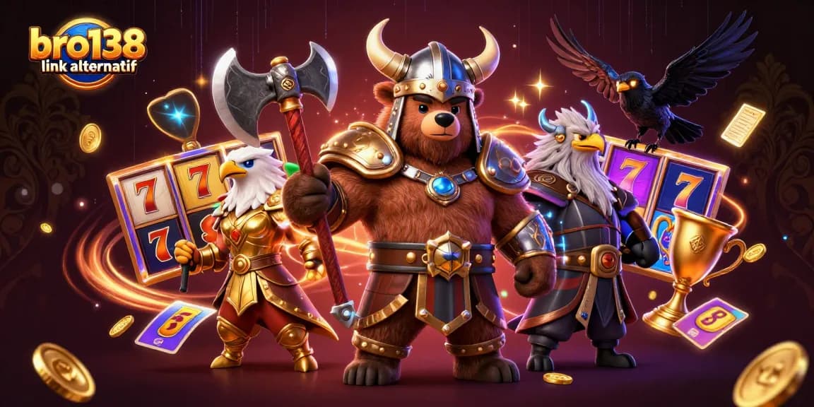 Experience thrilling gameplay with bro138 link alternatif in this vibrant casino scene.