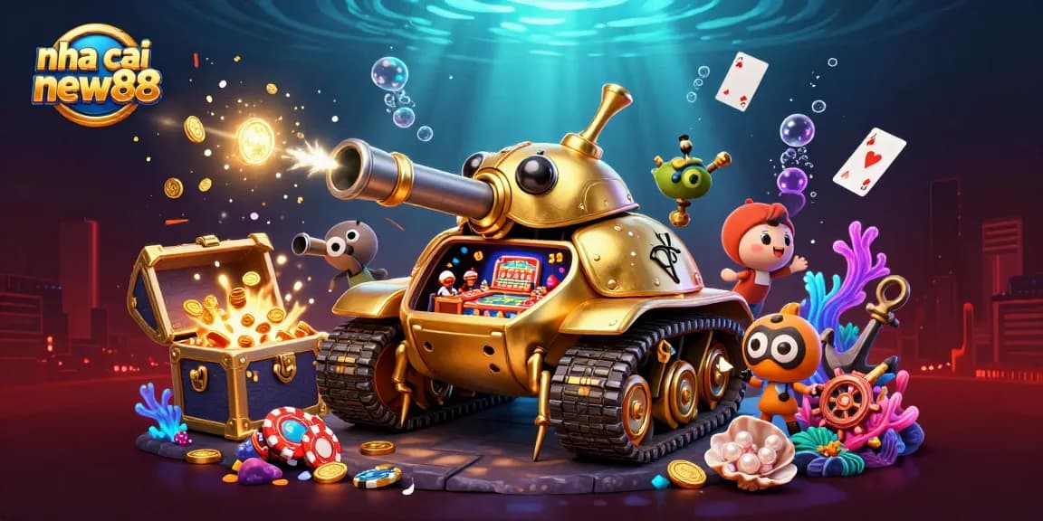 Experience vibrant gaming with nha cai new88's dynamic casino scene packed with gold and excitement.