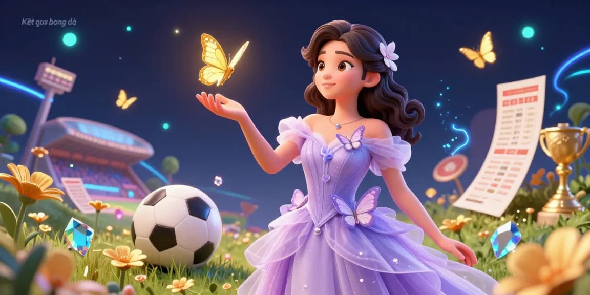 Kết quả bóng đá in an engaging sports betting scene featuring a stunning Asian woman and dynamic betting elements.