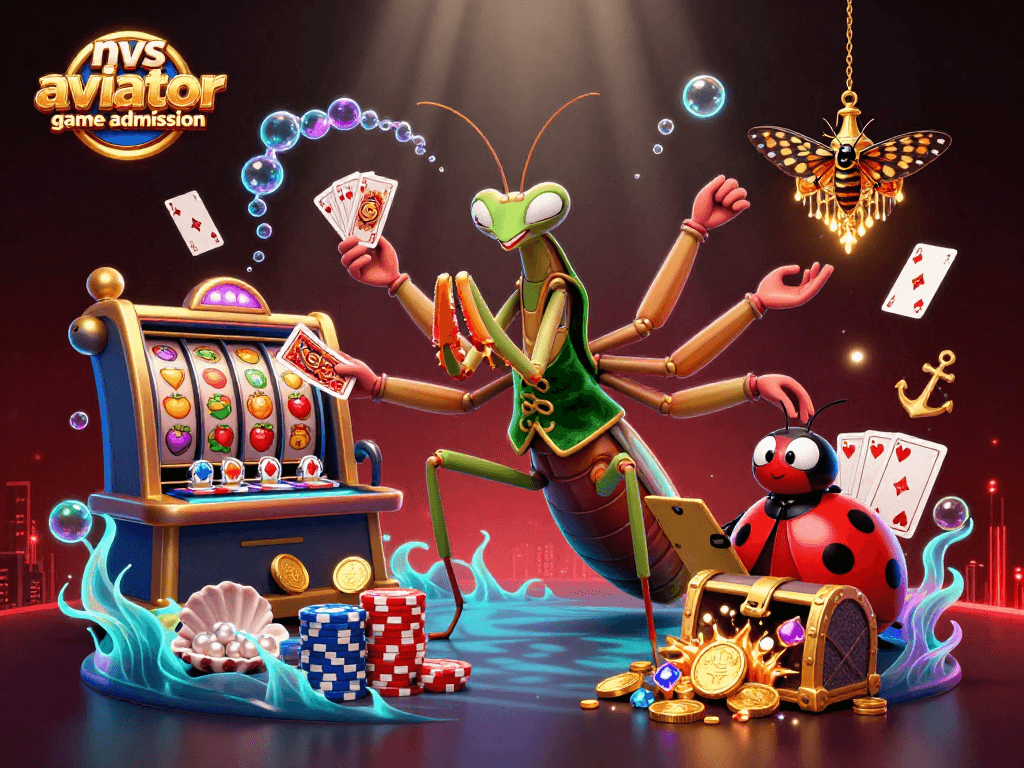 Engage with the nvs aviator game admission in a vibrant casino scene filled with excitement.
