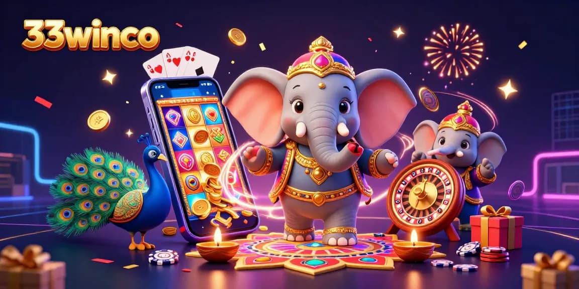 Experience the immersive excitement of gambling with 33winco through rich, vibrant 3D casino visuals.