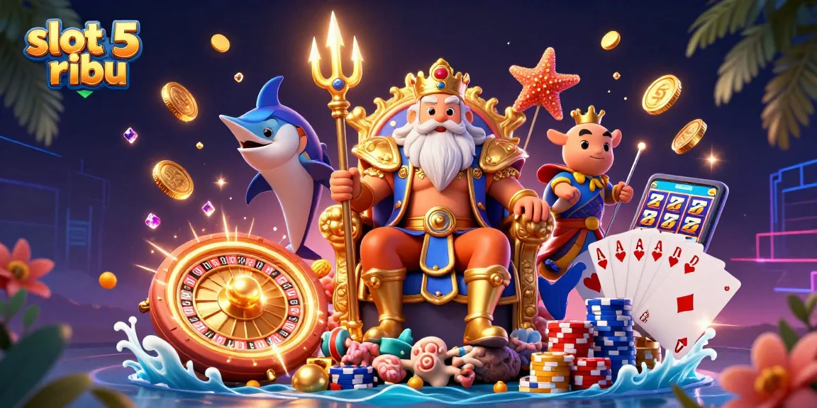 Experience thrilling wins with slot 5 ribu as Neptune reigns over dazzling casino treasures.