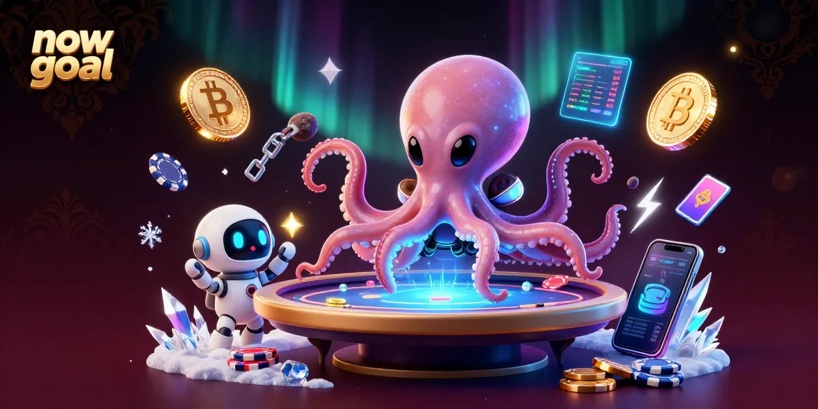 Engage with now goal as the alien octopus plays poker in a cosmic scene.