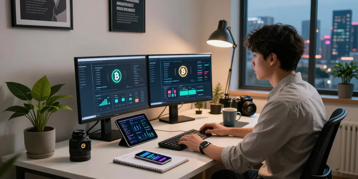 Recover lost crypto scene with professional analyzing digital wallets in a modern office setting.