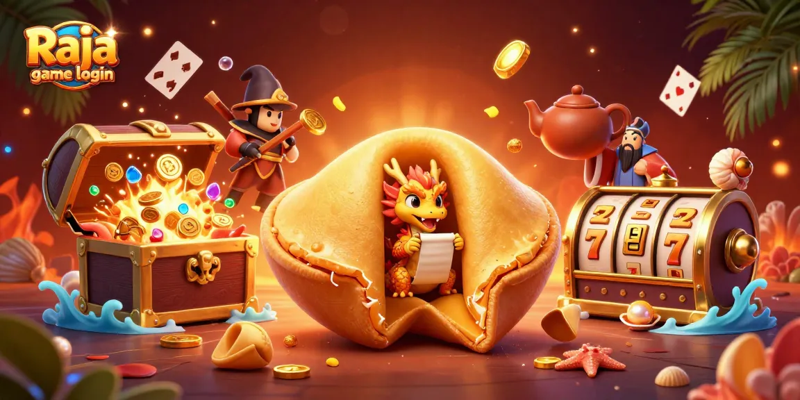 Engage in thrilling wins with Raja game login amidst dynamic casino treasures and vibrant characters.