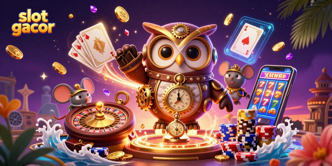 Putaran slot gacor dengan ratusan koin emas berterbangan di kasino yang imersif.