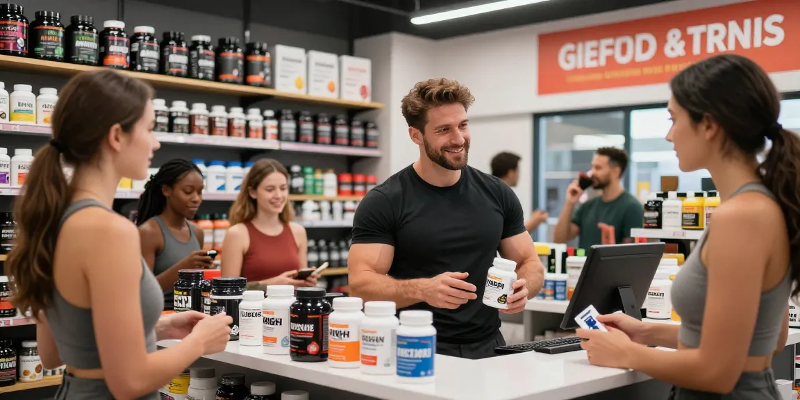 Customers shopping for health supplements at Driada Shop, showcasing anabolic steroids and peptides.