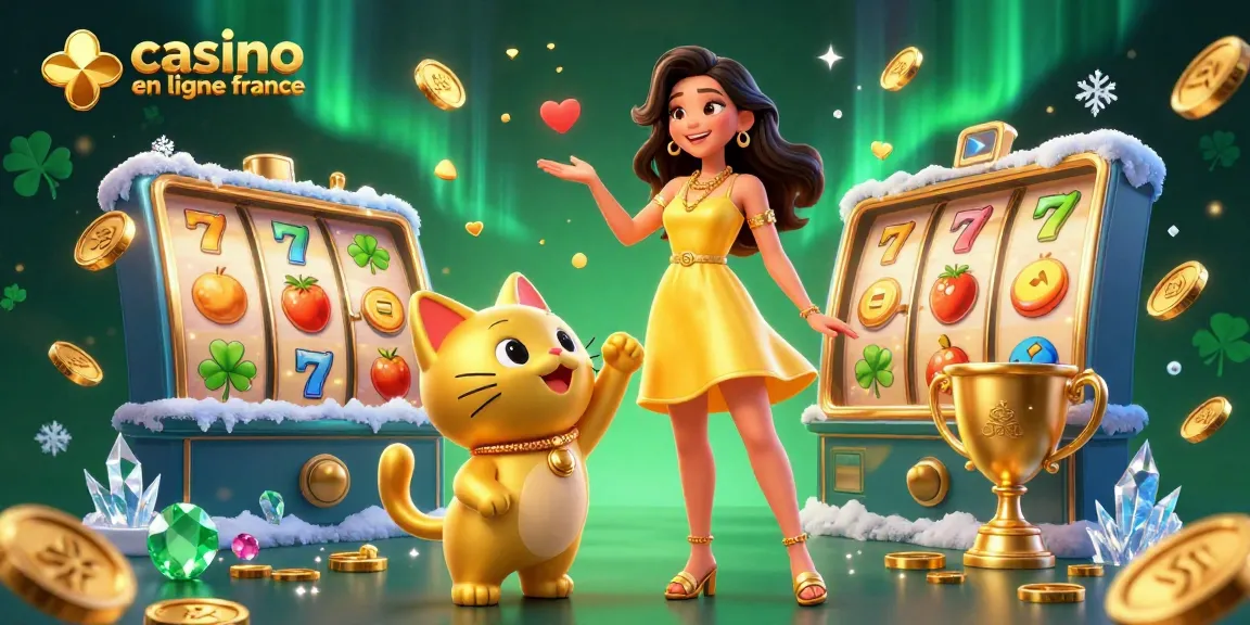 Participez à des expériences de jeu de casino en ligne France de haute qualité avec notre illustration 3D dynamique.