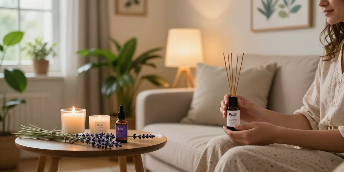 Enjoy the calming experience with triple-rush-multi-pack-10ml-rush-liquid-incense in a cozy living room atmosphere.