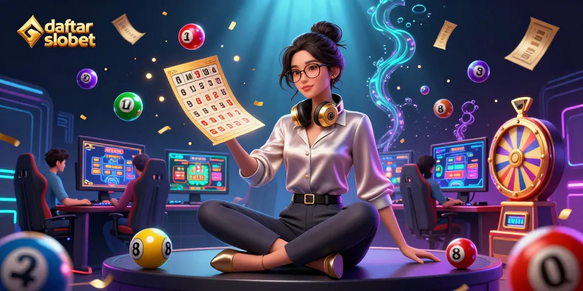 Engage with daftar sbobet through this vibrant 3D illustration of a stylish gamer at a high-tech setup.