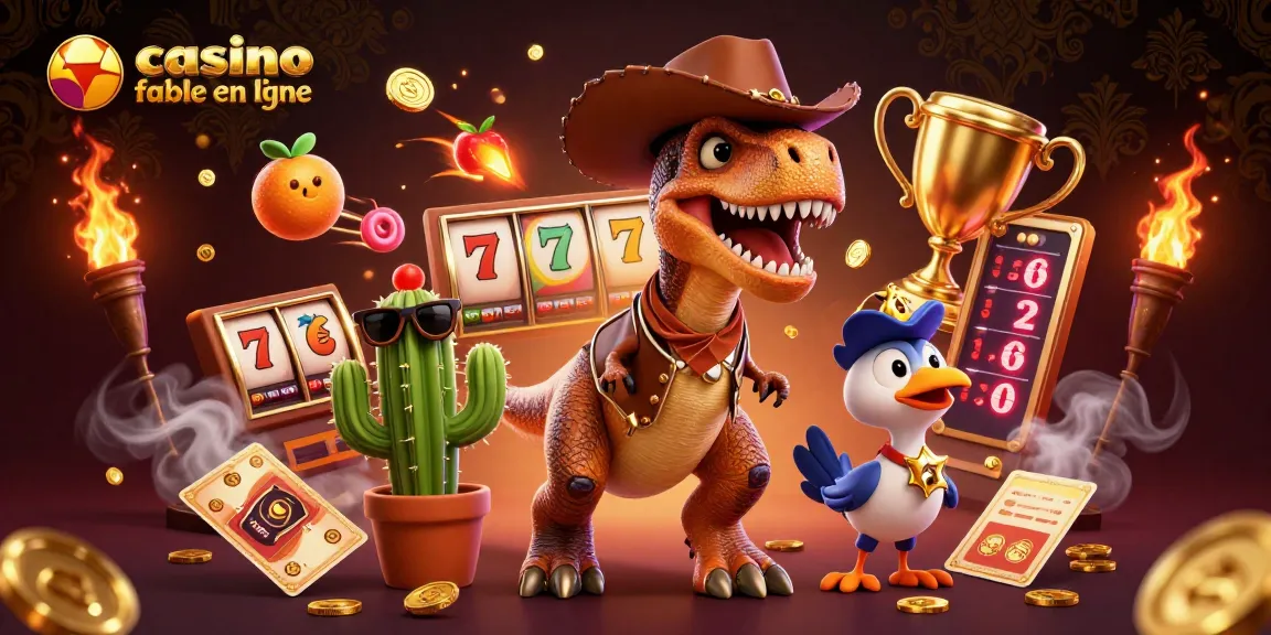 Découvrez le casino fiable en ligne avec un T-Rex ludique et des éléments de jeu captivants