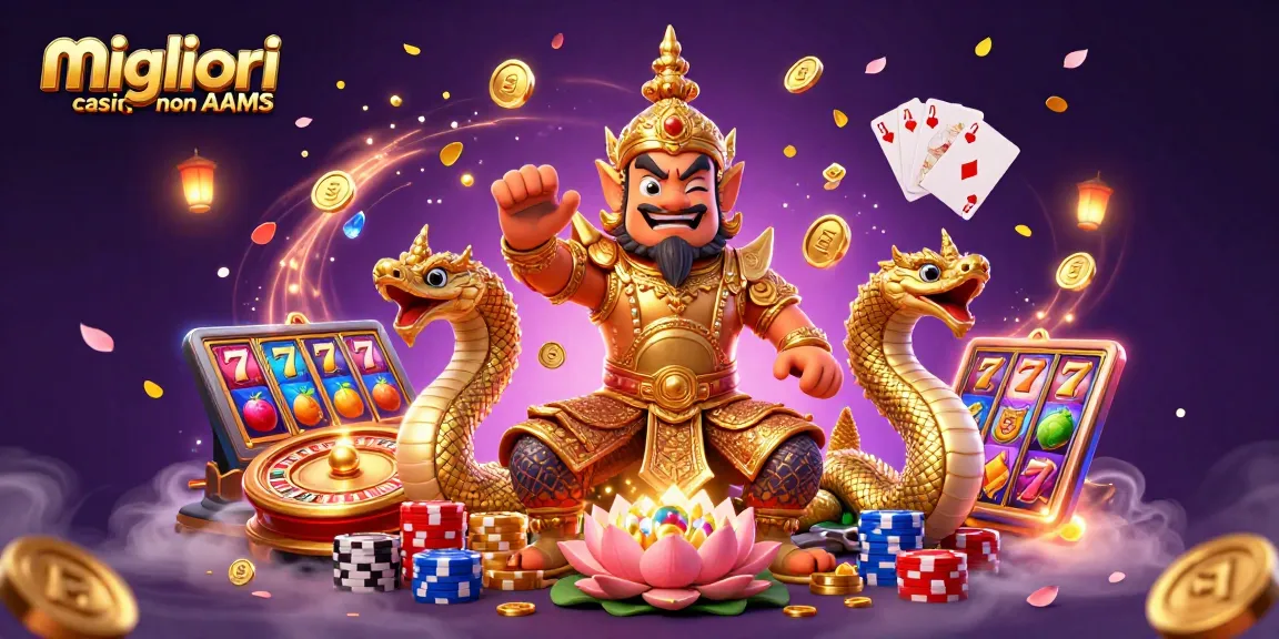 Vivi l'esperienza dei migliori migliori casino non AAMS con personaggi 3D vibranti e azione da casinò.