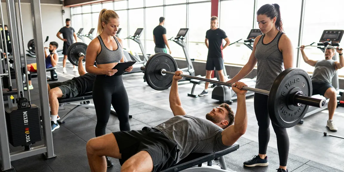 Athletes training with Astera Labs products in a vibrant gym setting, showcasing energy and performance.