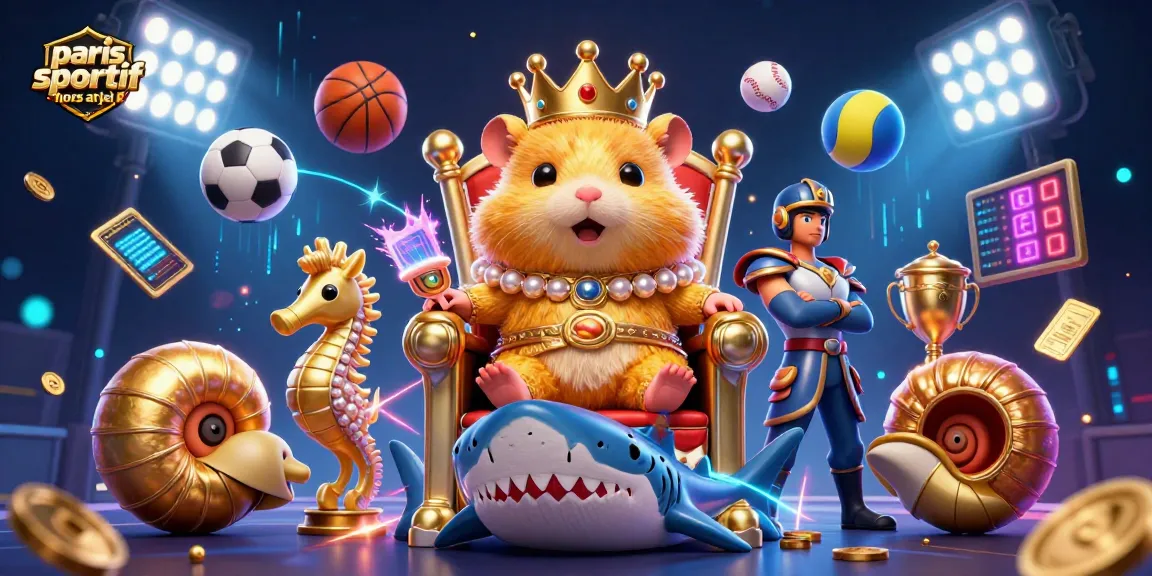 Les paris sportifs hors ARJEL se dynamisent avec cette illustration captivante du roi hamster et ses gardes marins.