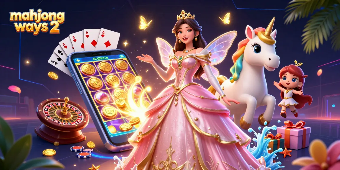 Play mahjong ways 2 with thrilling casino elements featuring a glamorous character.