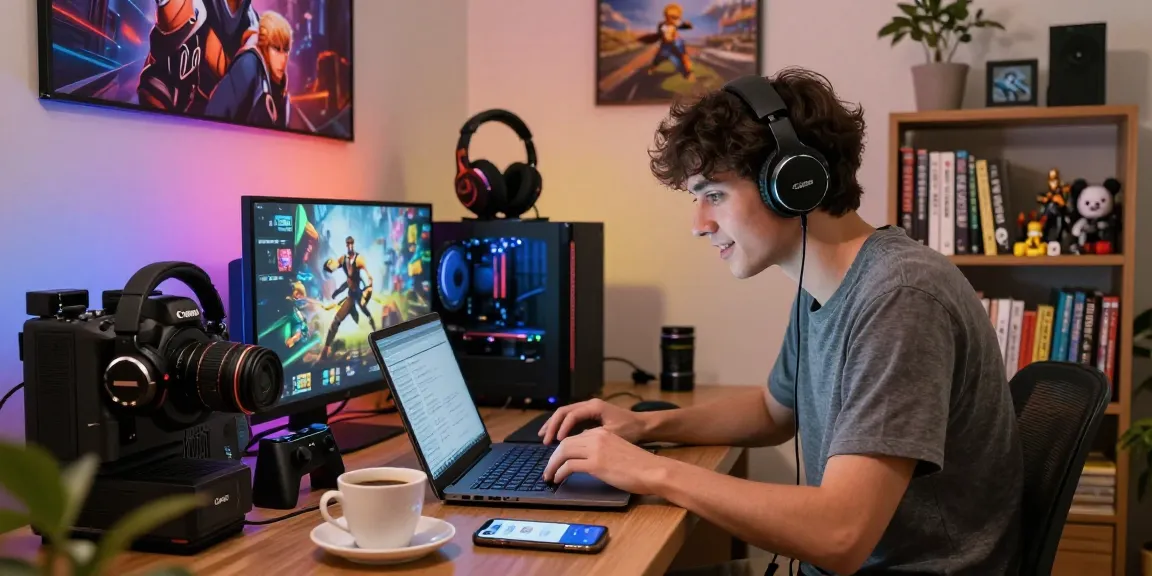 Pengalaman belanja online BATIK88 dengan gamer menikmati permainan di rumah.