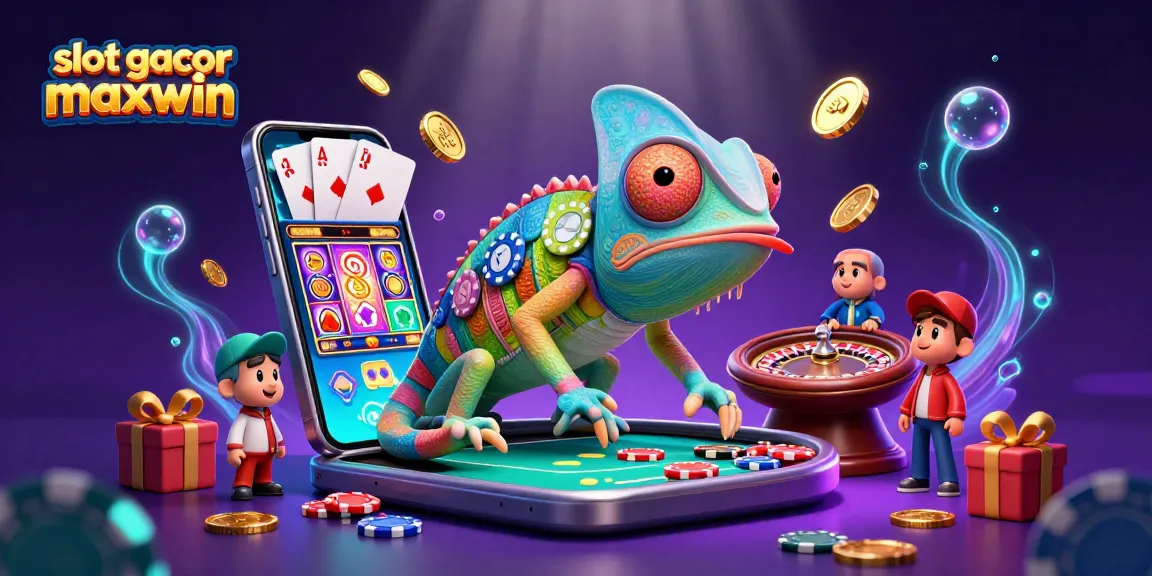 Visualisasi slot gacor maxwin dengan chameleon kasino yang unik dan elemen permainan yang menarik