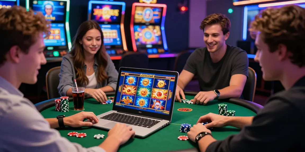 Experience thrilling online slots at https://raja328maen.com/ with friends in a vibrant casino atmosphere.